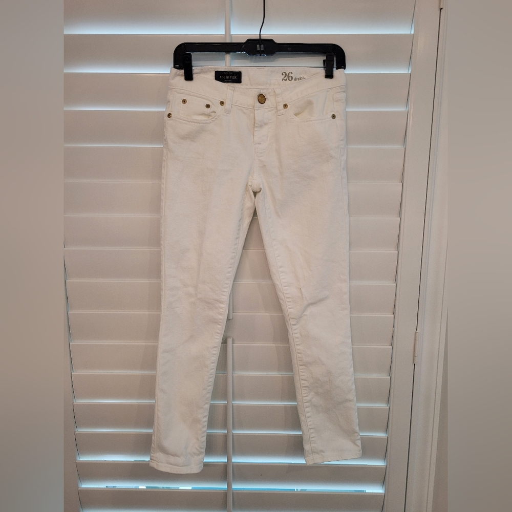 J Crew White Skinny Jeans